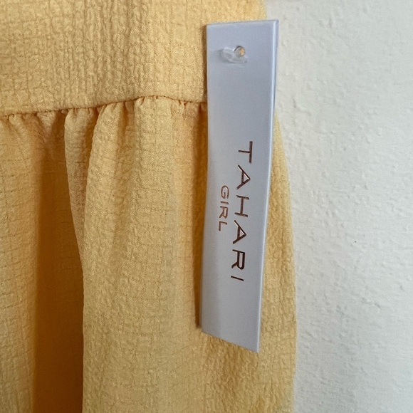 Tahari Girl 4T Yellow Sundress NWT - Picture 5 of 7